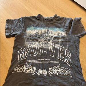 Darc Sport Wolves Forever Graphic Tee - Gray
